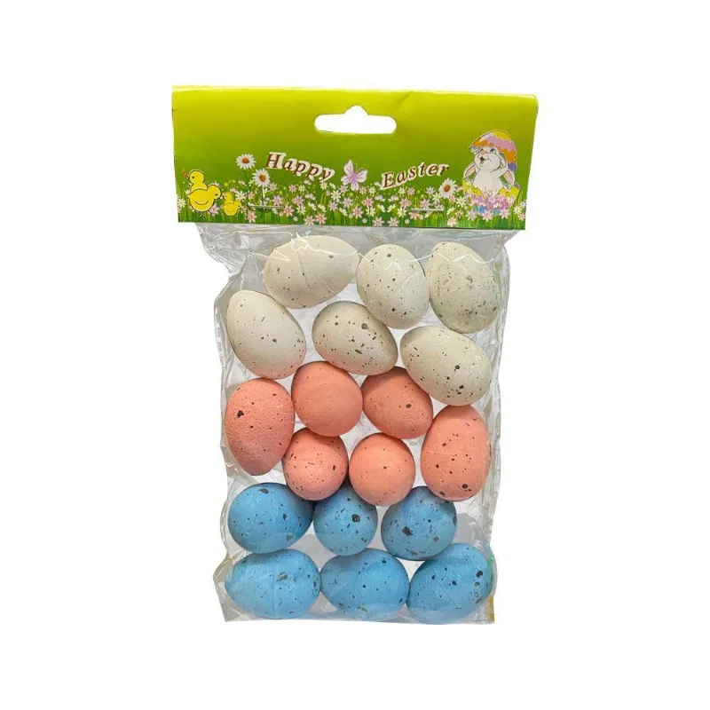 Ovos Decorativos De Isopor 3,5cm Com 12un Br Festas