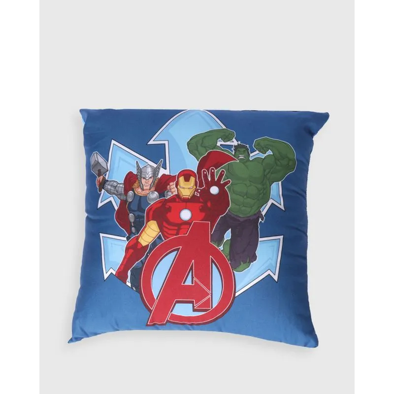 Almofada Infantil Marvel 40cm X 40cm Estampa Vingadores Azul UN