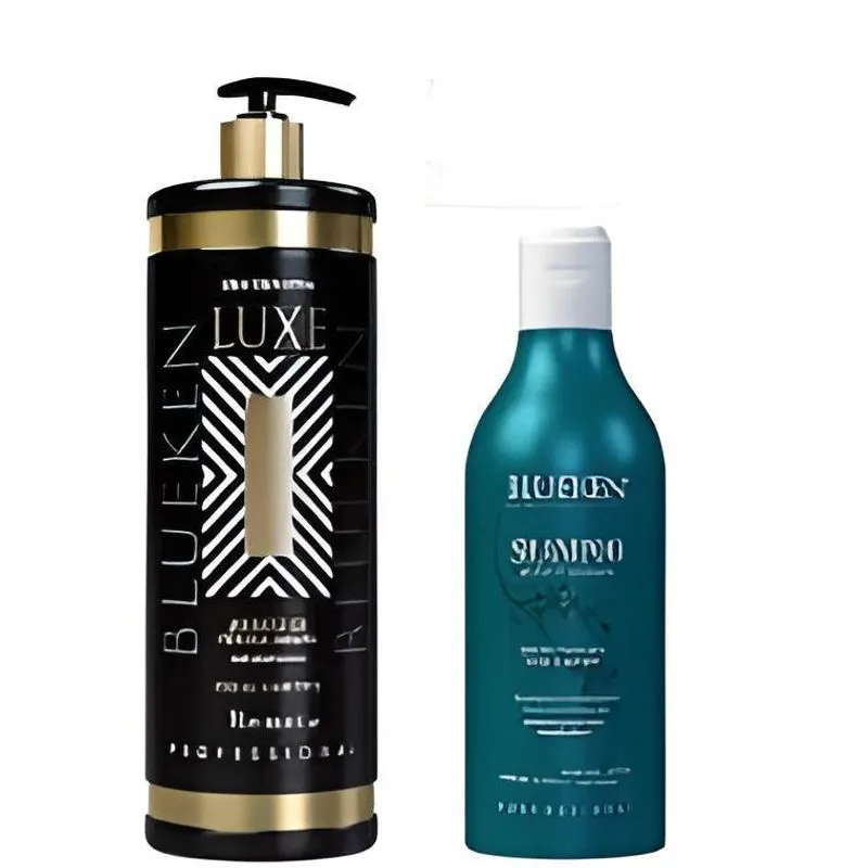 Escova Semi Definitiva Luxe Blueken 1000ml + Shampoo 500ml