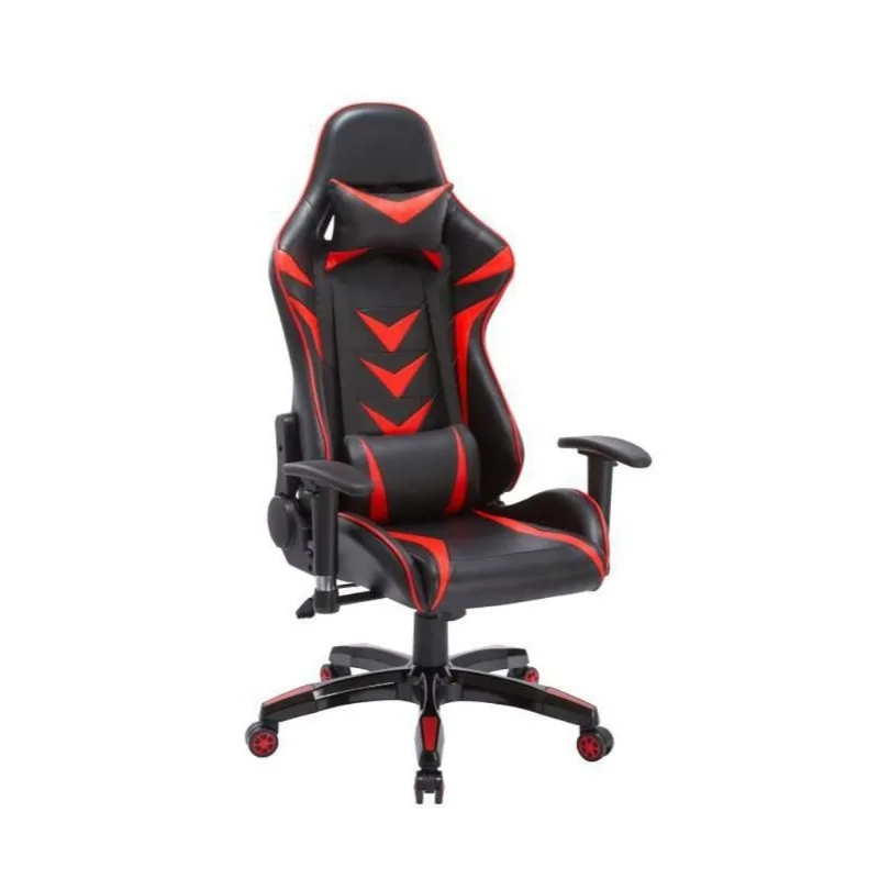 Cadeira Gamer Giratória Reclinável c/ Braço Ajustável Vermelha e Preta Arena - at.home