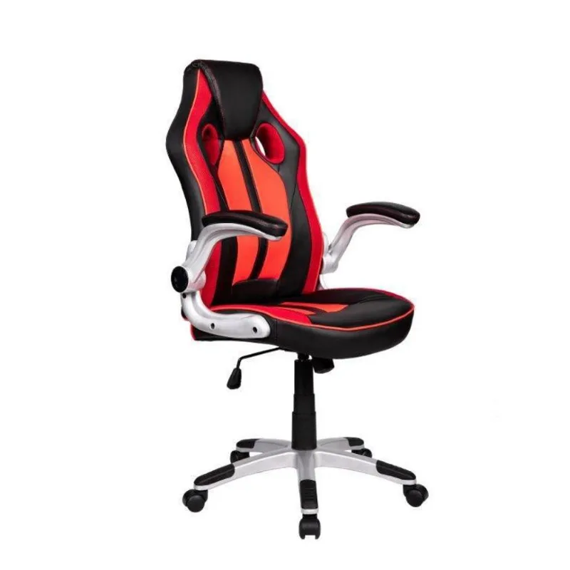 Cadeira Gamer Giratória Preta e Vermelha Squad - at. Home