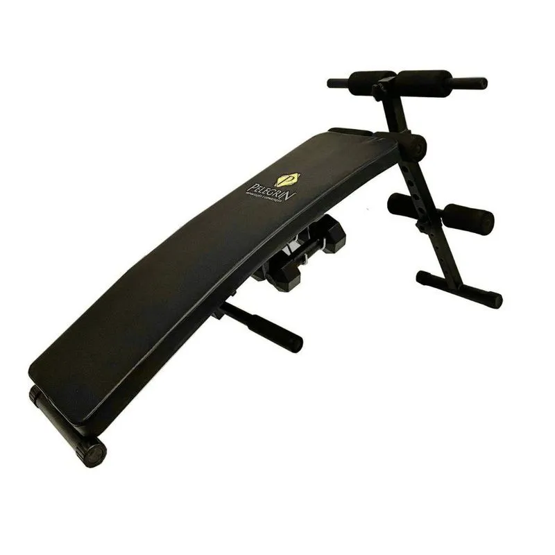 Prancha De Abdominal Regulável Pel-fit45 Preta