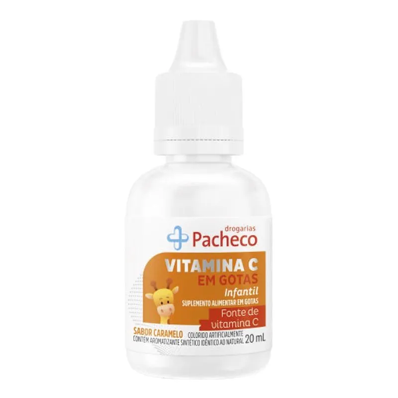 Vitamina C Infantil Drogaria Pacheco 20ml Gotas