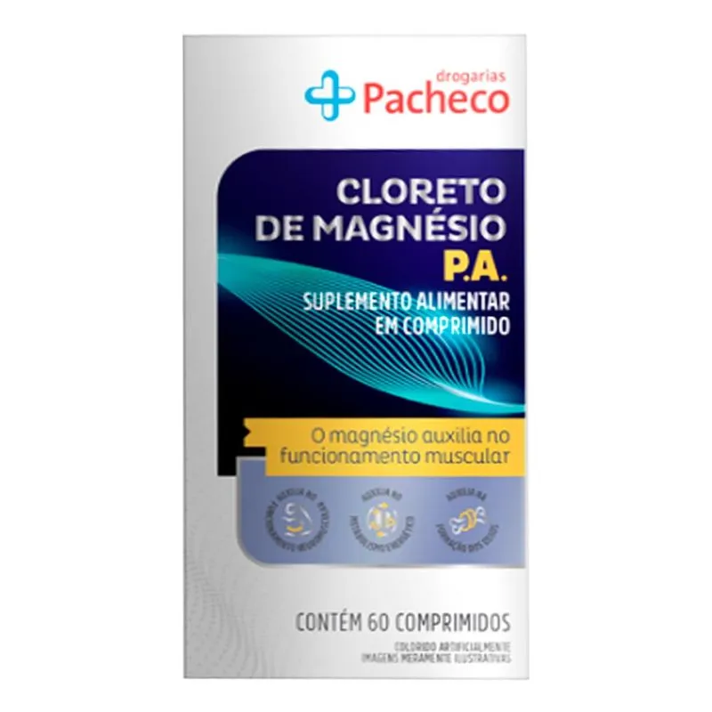 Cloreto de Magnésio Drogaria Pacheco 60 Comprimidos