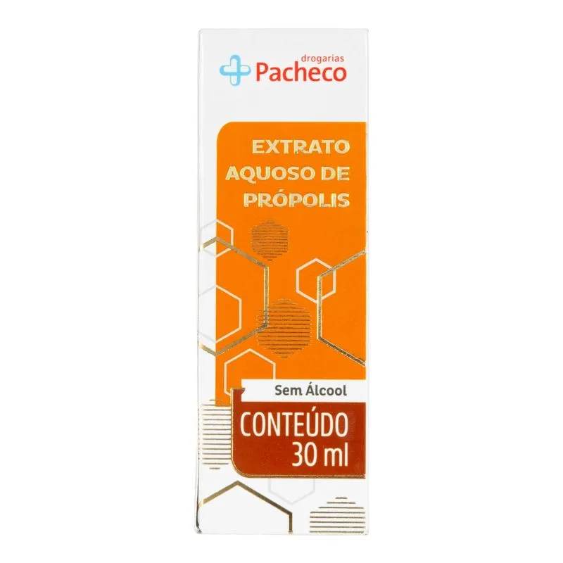 Extrato de Própolis Aquoso Drogarias Pacheco Sem Álcool 30ml