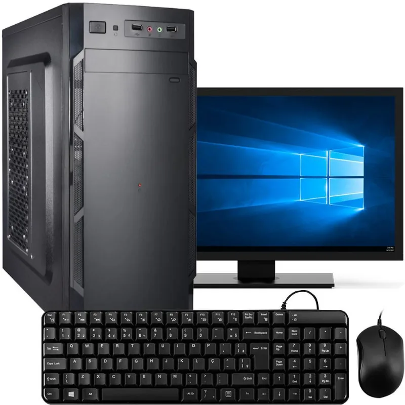 Computador Pc Completo Intel Core I5 8Gb Hd 1Tb Monitor 19