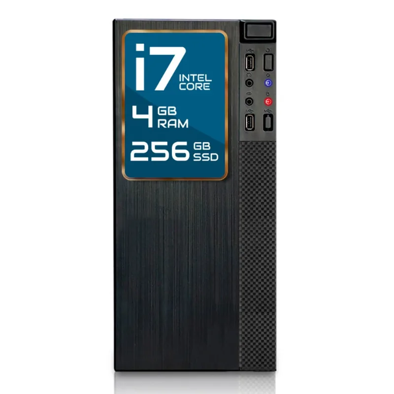 Computador Completo Intel Core i7 4GB ssd 256GB 4 Núcleos Super Turbo Pc Hdmi Strong Tech