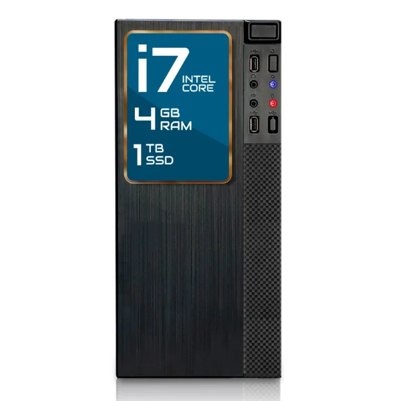 Computador Completo Intel Core i7 4GB ssd 1TB 4 Núcleos Super Turbo Pc Hdmi Strong Tech