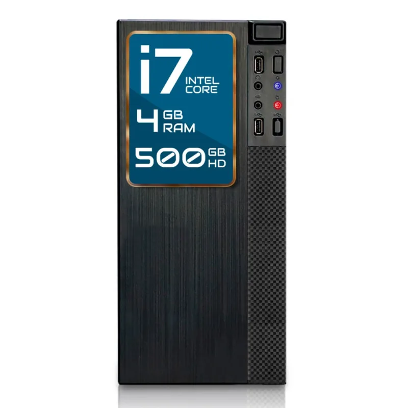 Computador Completo Intel Core i7 4GB HD 500GB 4 Núcleos Super Turbo Pc Hdmi Strong Tech