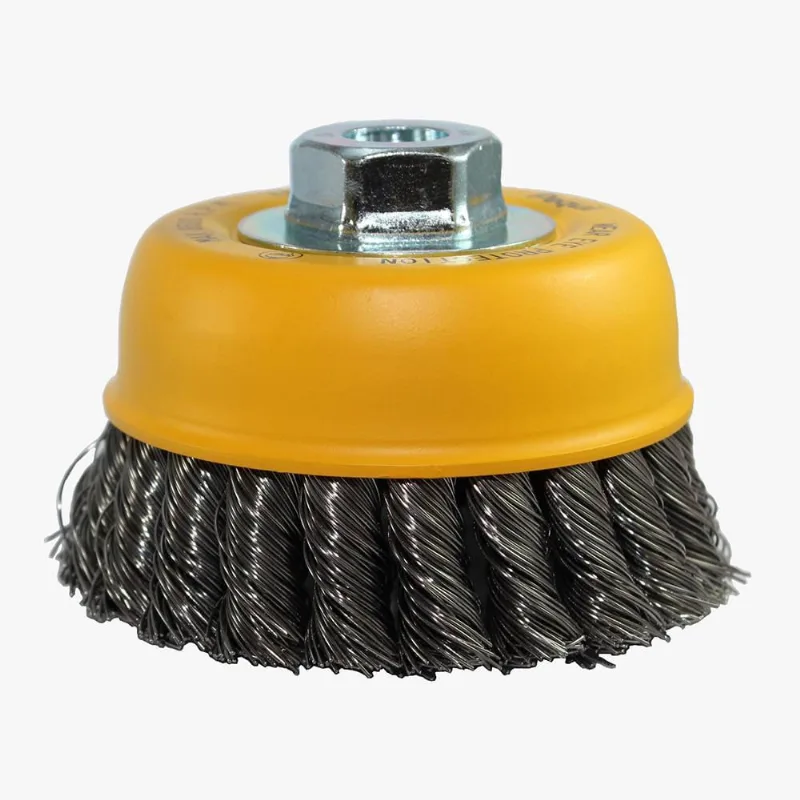 Escova Copo Trançada Pequi 4 x 100mm M14 de Aço Temperado - Pequi