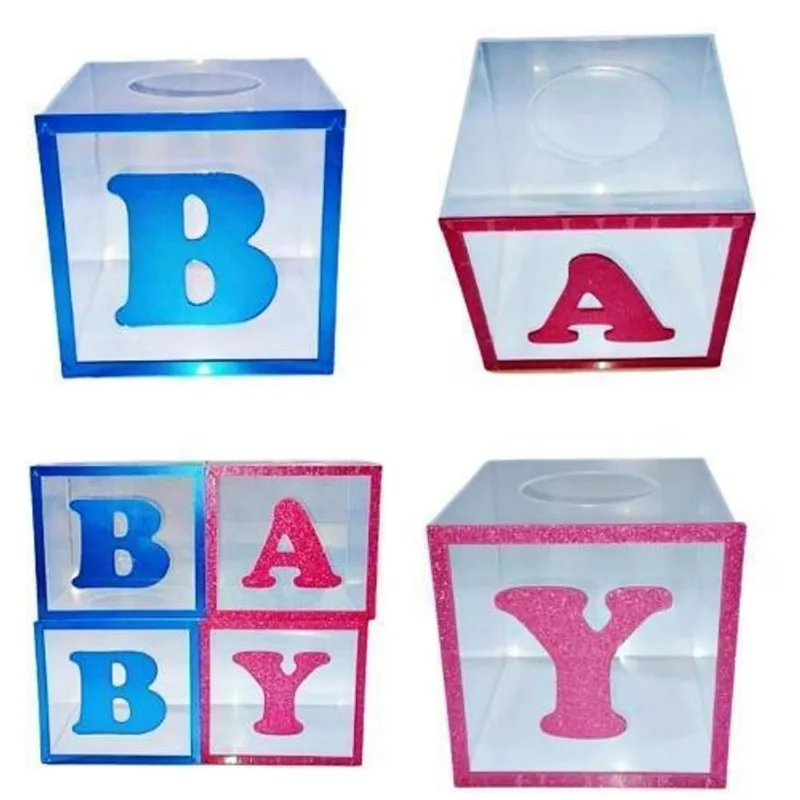 Cubo Baby Decorativo Com Visor Tran 15x15 Acrílico .