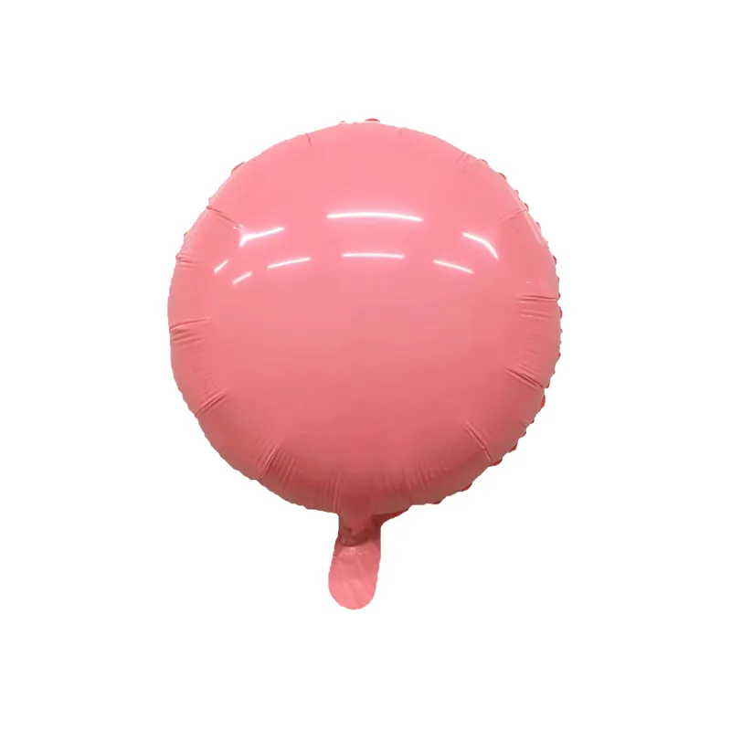 *BALÃO METALIZADO 18 POLEGADAS REDONDO ROSA CANDY UN