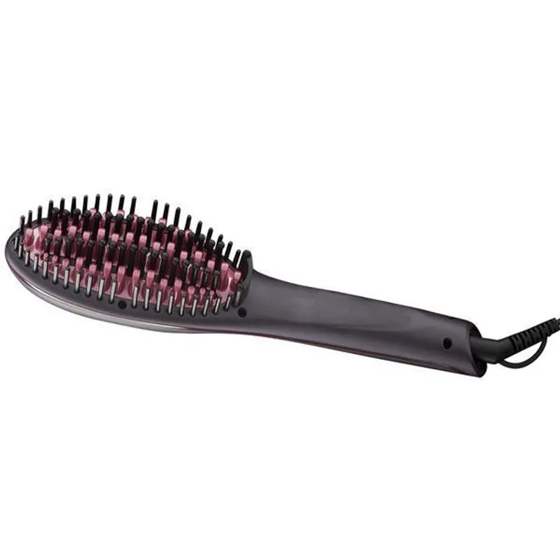 Escova Mágica Alisadora Modeladora De Cabelo Bivolt