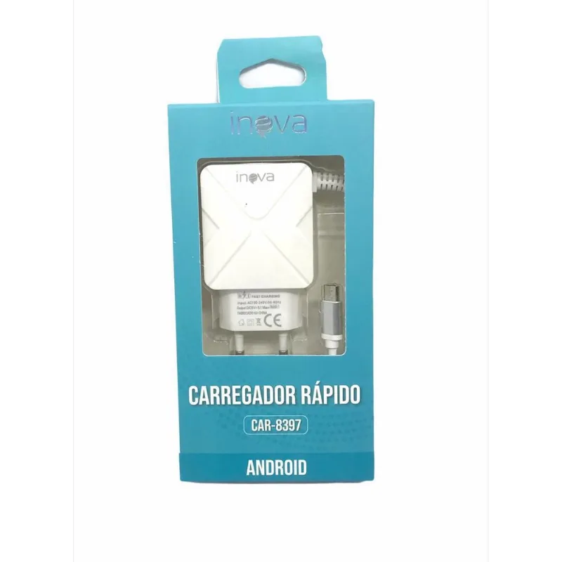 10 Carregador Rápido Inova Prime 5.1A 3 Usb Atacado