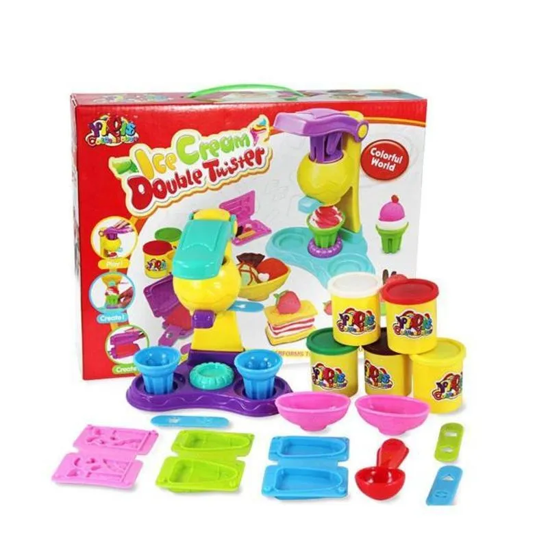 Brinquedo Massinha Ice Cream Double Twister