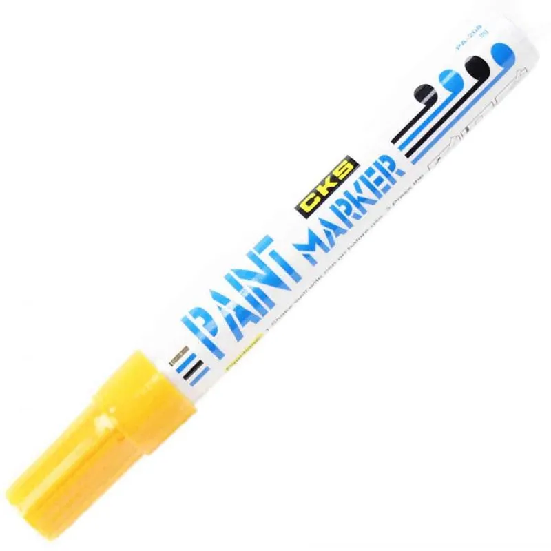 Caneta Permanente Paint Marker cks Amarela