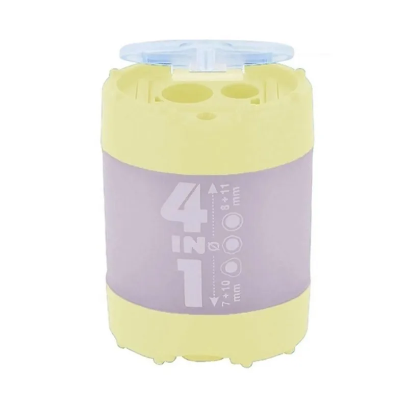Apontador Com Deposito 4 Em 1 Kum Germany Amarelo Pastel
