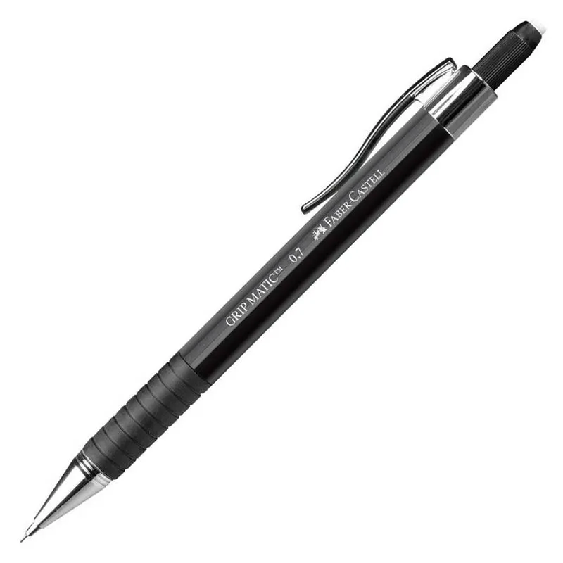 Lapiseira Grip Matic Faber-castell 0.7mm Preto