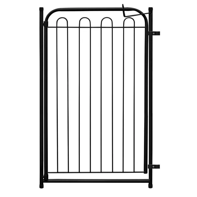 Portão Cercado Cachorro Cães Pet 82x53 Cm Preto