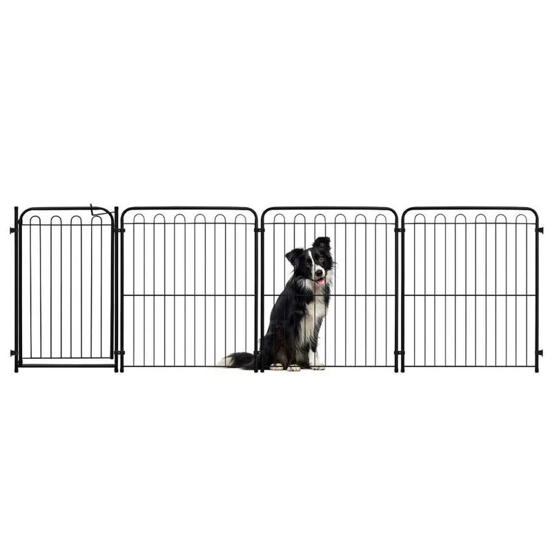 Cercado Cachorro Pet Cercadinho 3 Modulos + Portao 265X82Cm