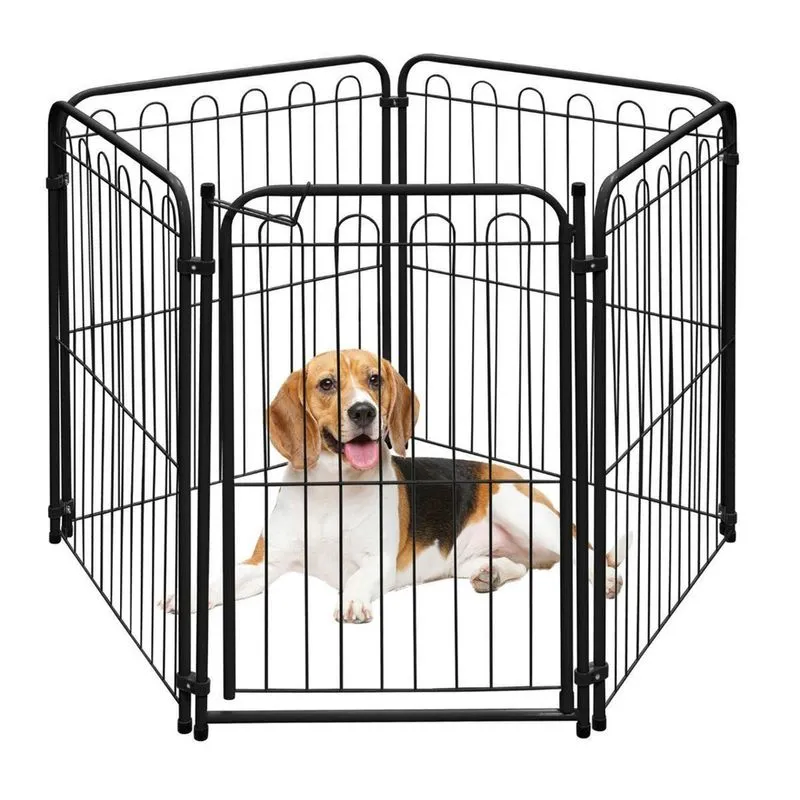 Cercado Cachorro Pet Cercadinho 4 Modulos + Portao 334X82Cm