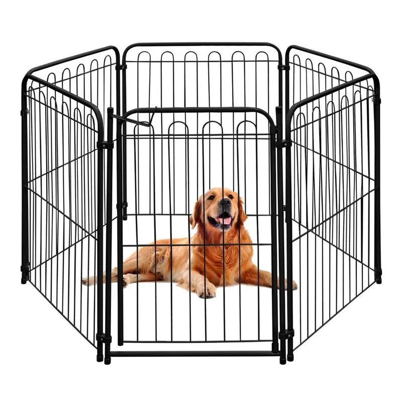 Cercado Cachorro Pet Cercadinho 5 Modulos + Portao 403X82Cm