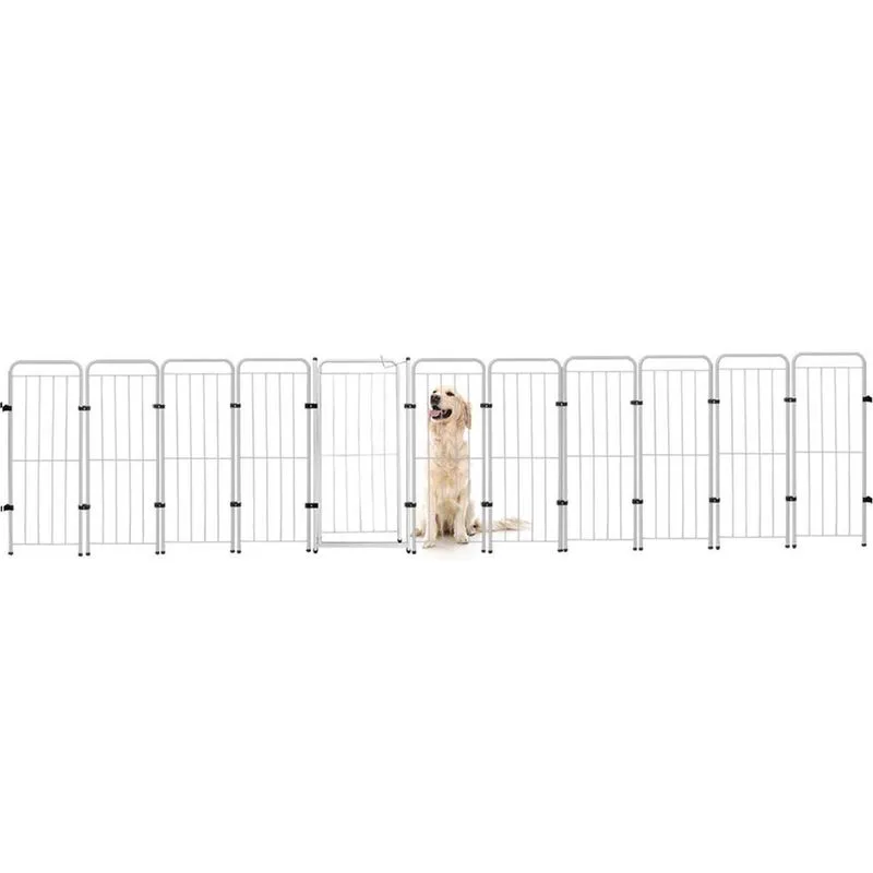 Cercado Grande Cachorro Cães Pet Shop Grade 10 Módulos Cerca