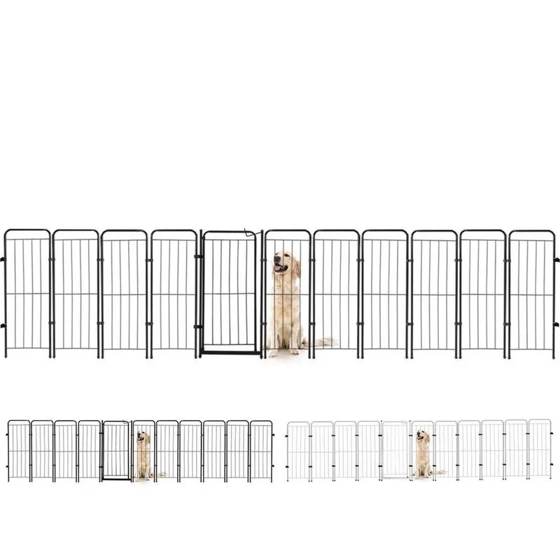 Cercado Grande Cachorro Pet Grade 10 Módulos + Portão
