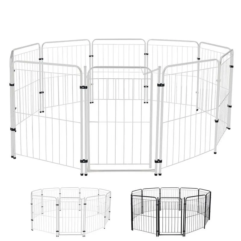 Cercado Cachorro Cães Pet Cercadinho 9 Módulos 82 Cm Altura