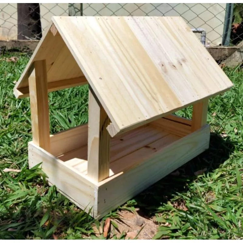 Casinha De Passarinho Comprida - Jardim - Decor Móveis