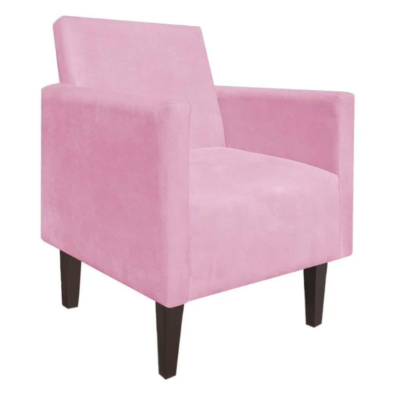 Poltrona Jade Tabaco Rosa Bebê