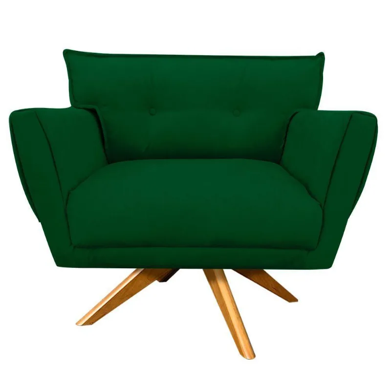 Poltrona Giratória Anitta Ma30 Verde