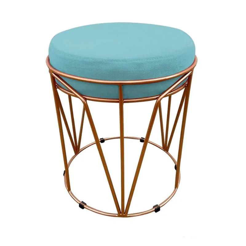 Puff Babu Suede Base Cobre D'Rossi