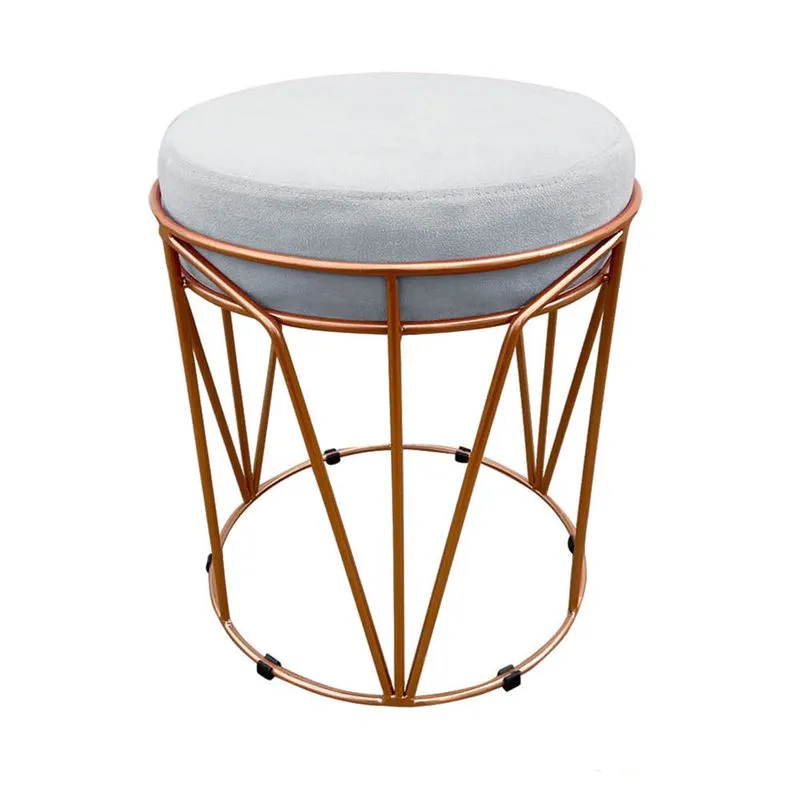 Puff Babu Suede Base Cobre D'Rossi