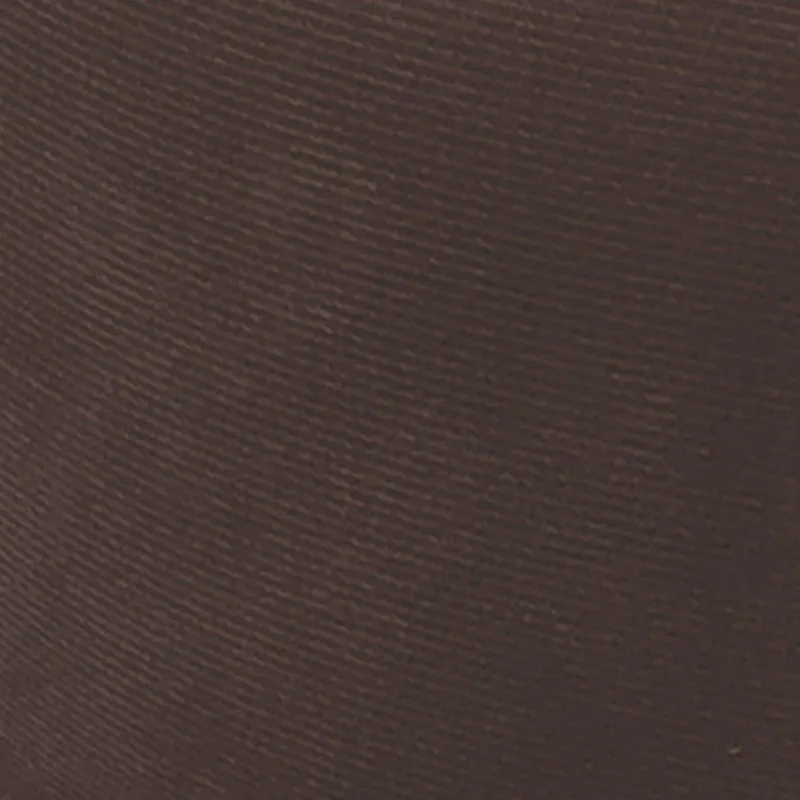 Puff Babu Suede Base Dourado D´rossi Marrom