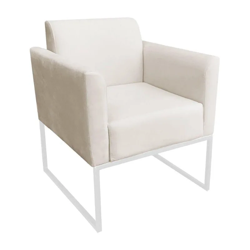 Poltrona Marisa Suede Bege