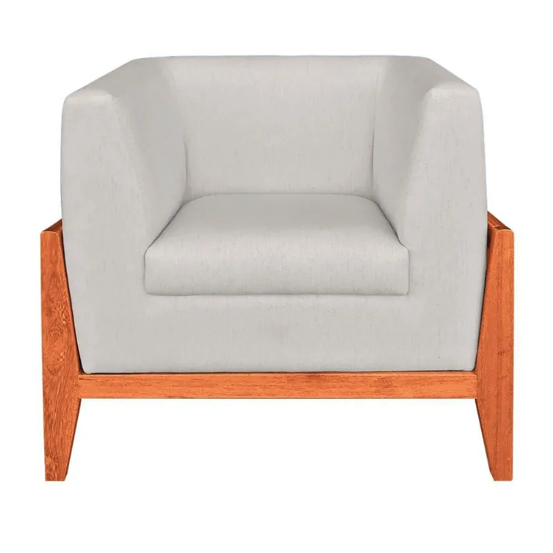 Kit 02 Poltronas Lucy Linho Bege A19
