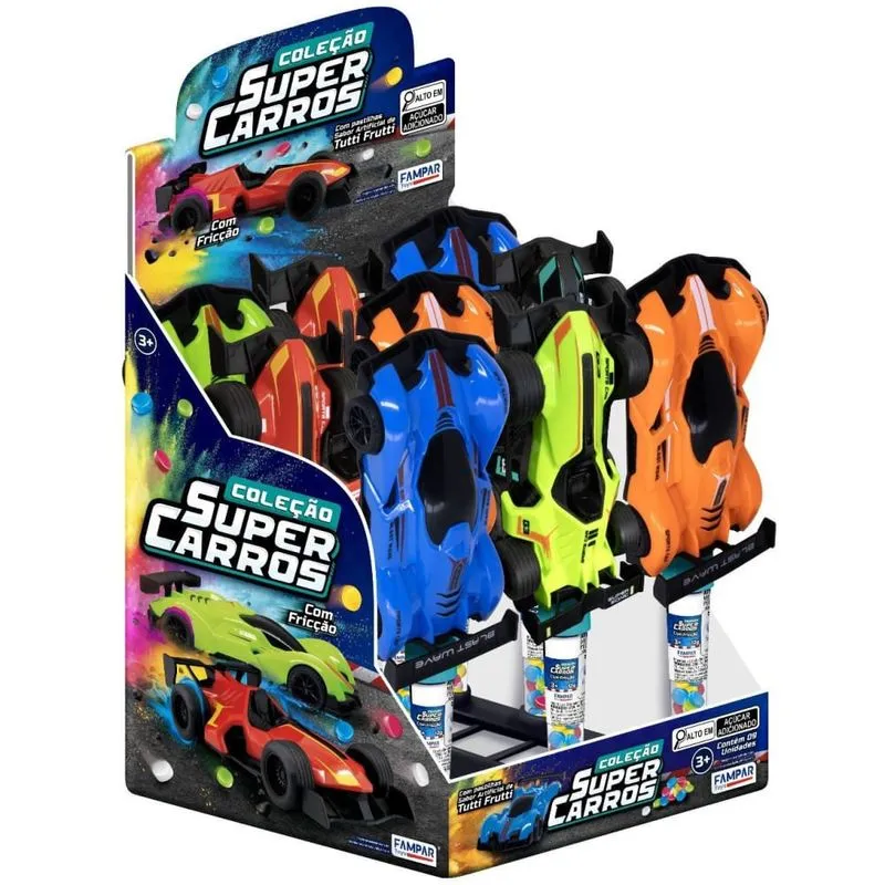 Confeito Fampar Super Carros Sortidos