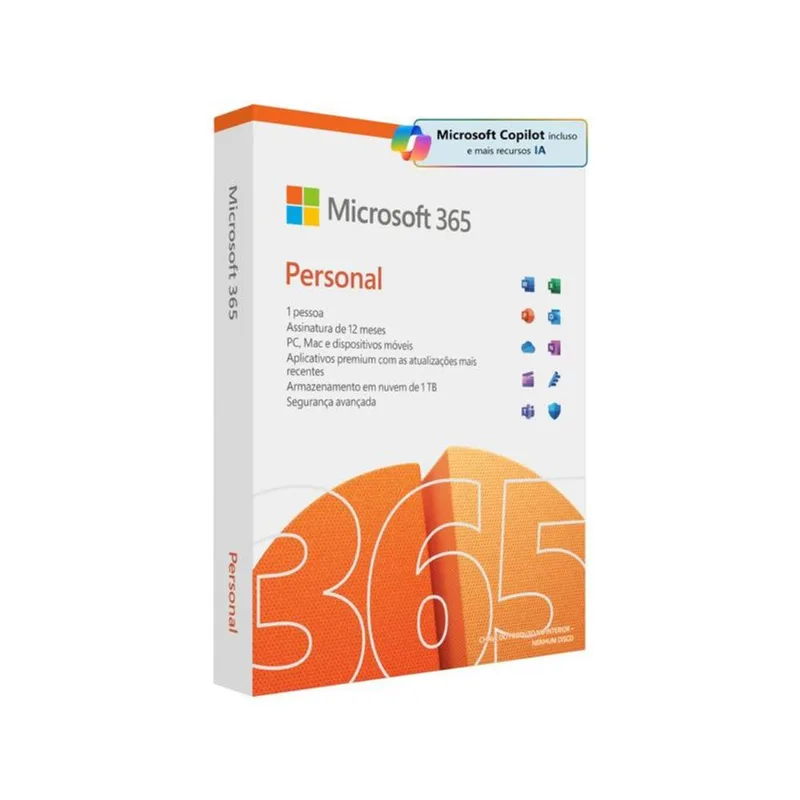 Pacote Office 365 Personal 1 Ano Digital
