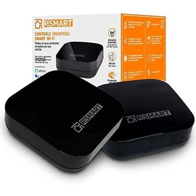 Usado: Controle Rsmart Inteligente Universal Smart Wi-fi Preto - Excelente!