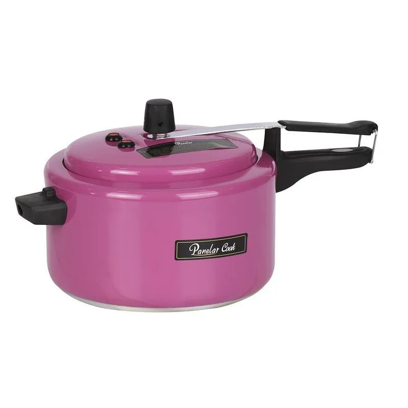 Panela De Pressão 2 Válvulas Seg 4,5l Pink Liso Panelar Cook