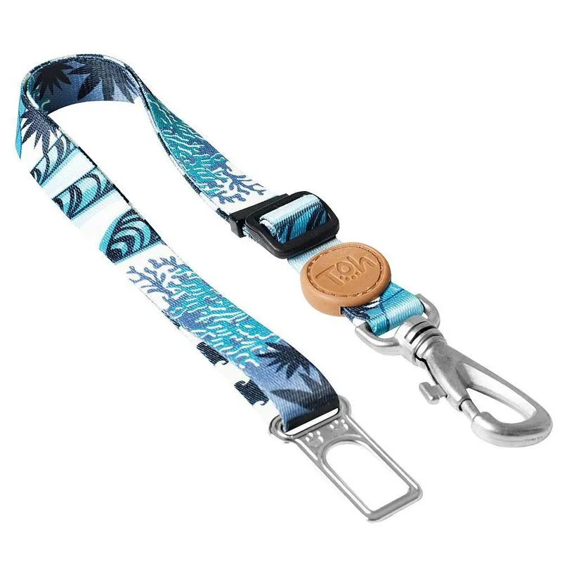 Adaptador Cinto De Segurança Cães Gatos Azul Noronha
