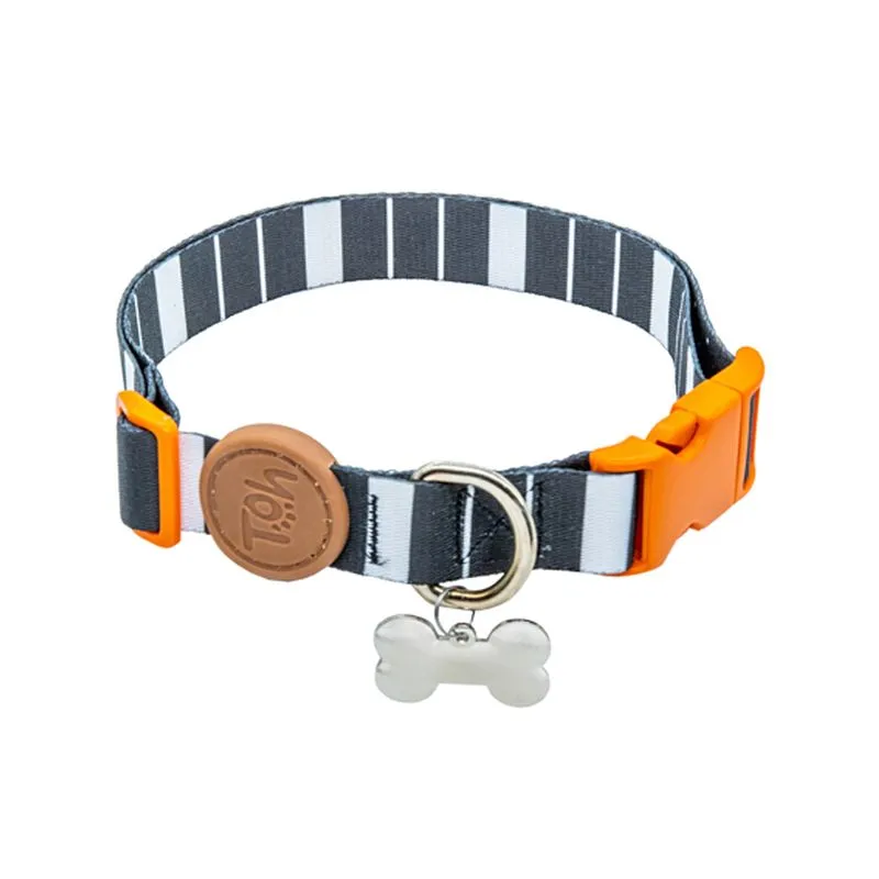 Coleira Toh Com Tag Id Eclipse Para Cães - Pp