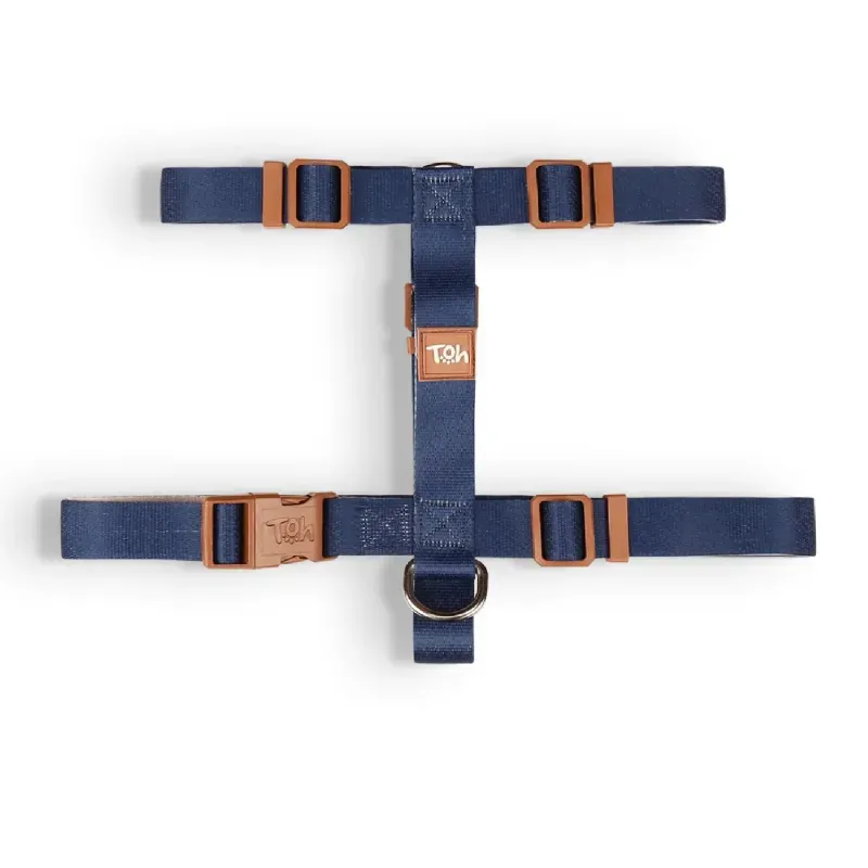 Peitoral H para Cães Basic Toh Azul G