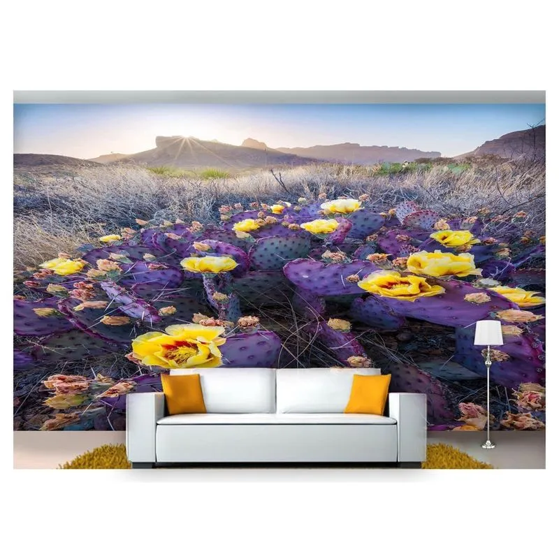 Papel De Parede Flores Floral Flor Natural 3D Nfl110 3M²