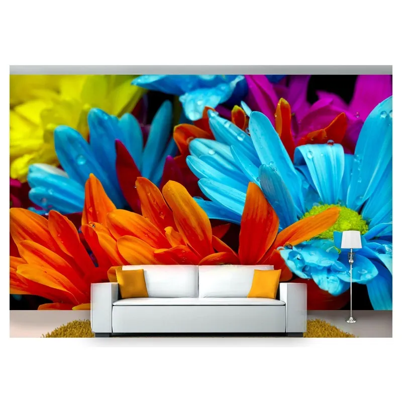 Papel De Parede Flores Floral Flor Natural 3d Nfl117 3m²
