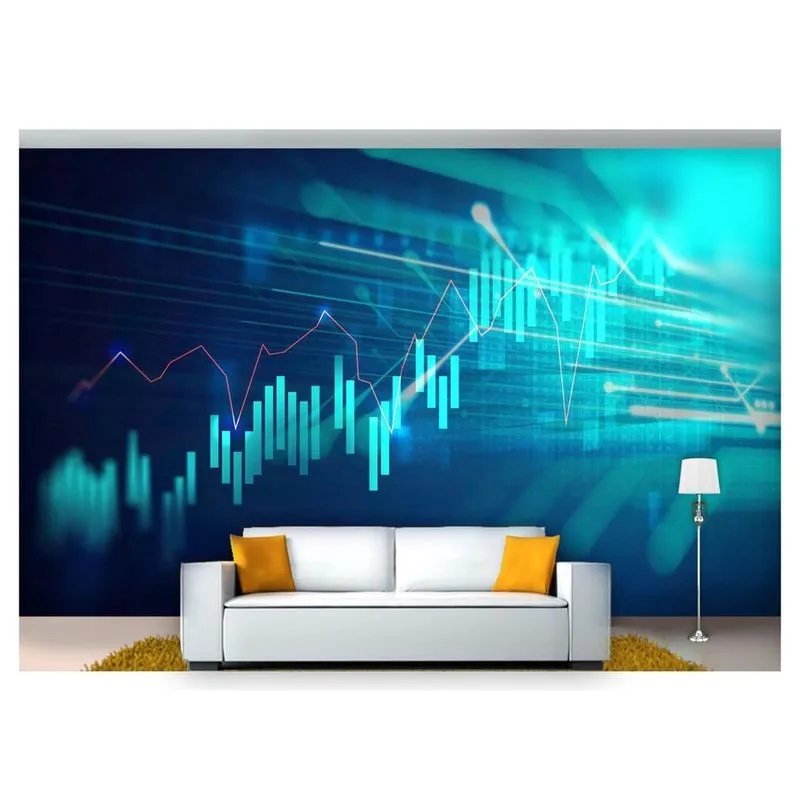Papel De Parede Tecnologia Finanças Computação Tec07 3M²