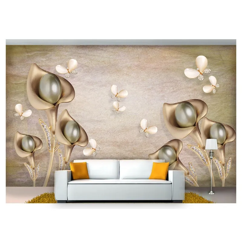 Papel De Parede Floral Flores Textura Sala 3d 3m² Xfl205