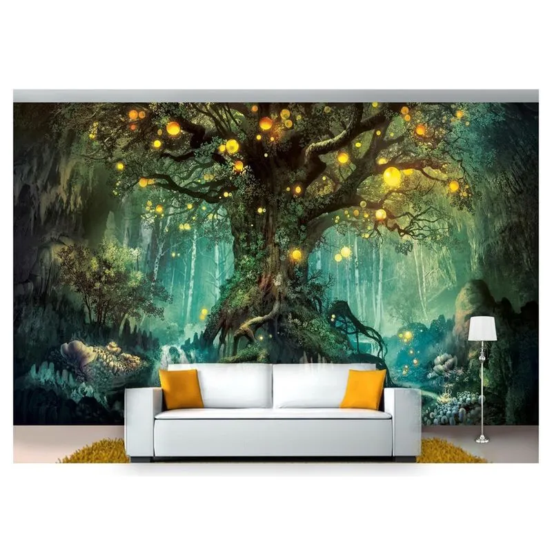 Papel De Parede Floresta Encantada Natureza 3M² Xna160