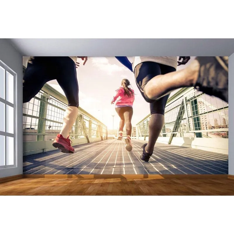 Papel De Parede Academia Exercício Físico 3D 6M² Aca04